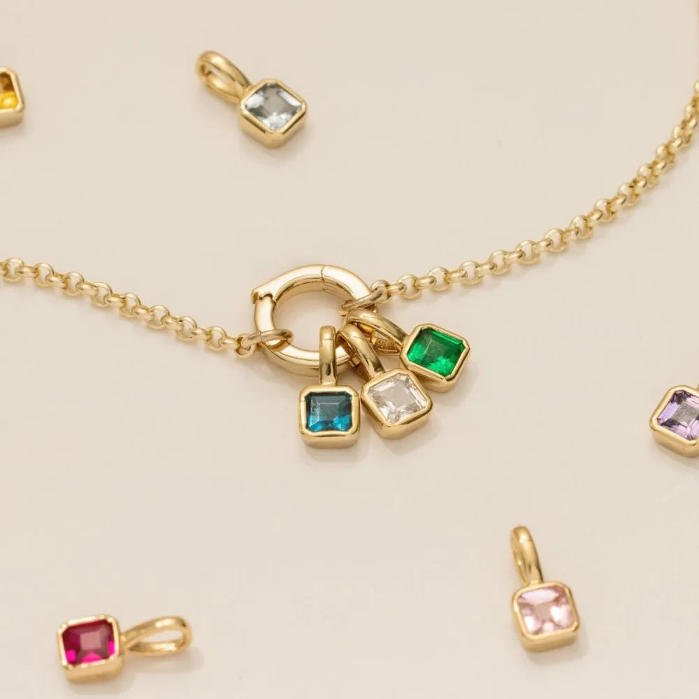 Personalized Birthstone Necklace