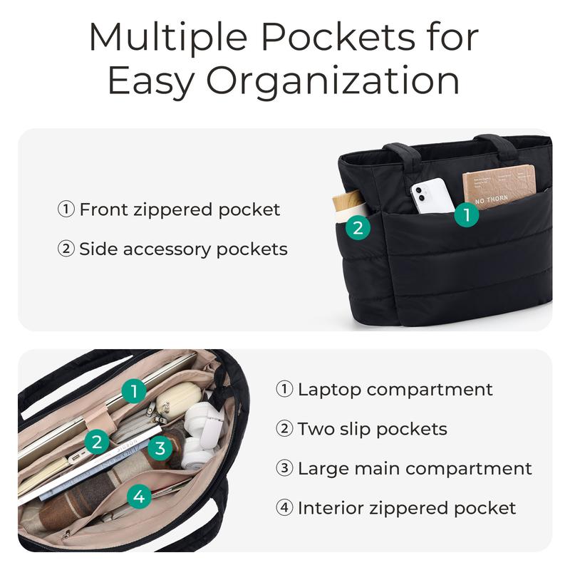 Puffy Tote Bag – All-in-One Companion