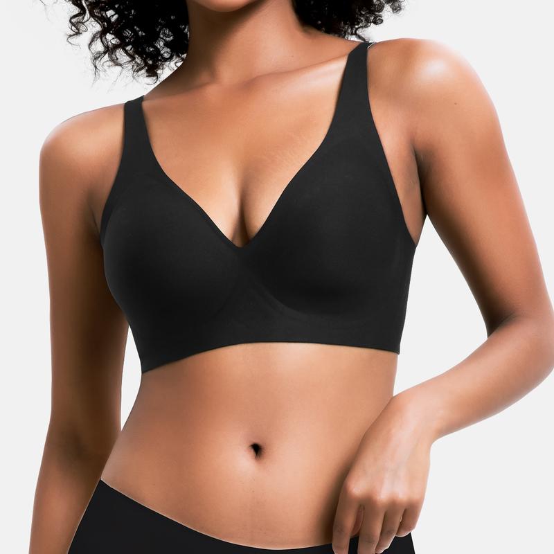 Jelly Seamless Wireless Push Up Bra