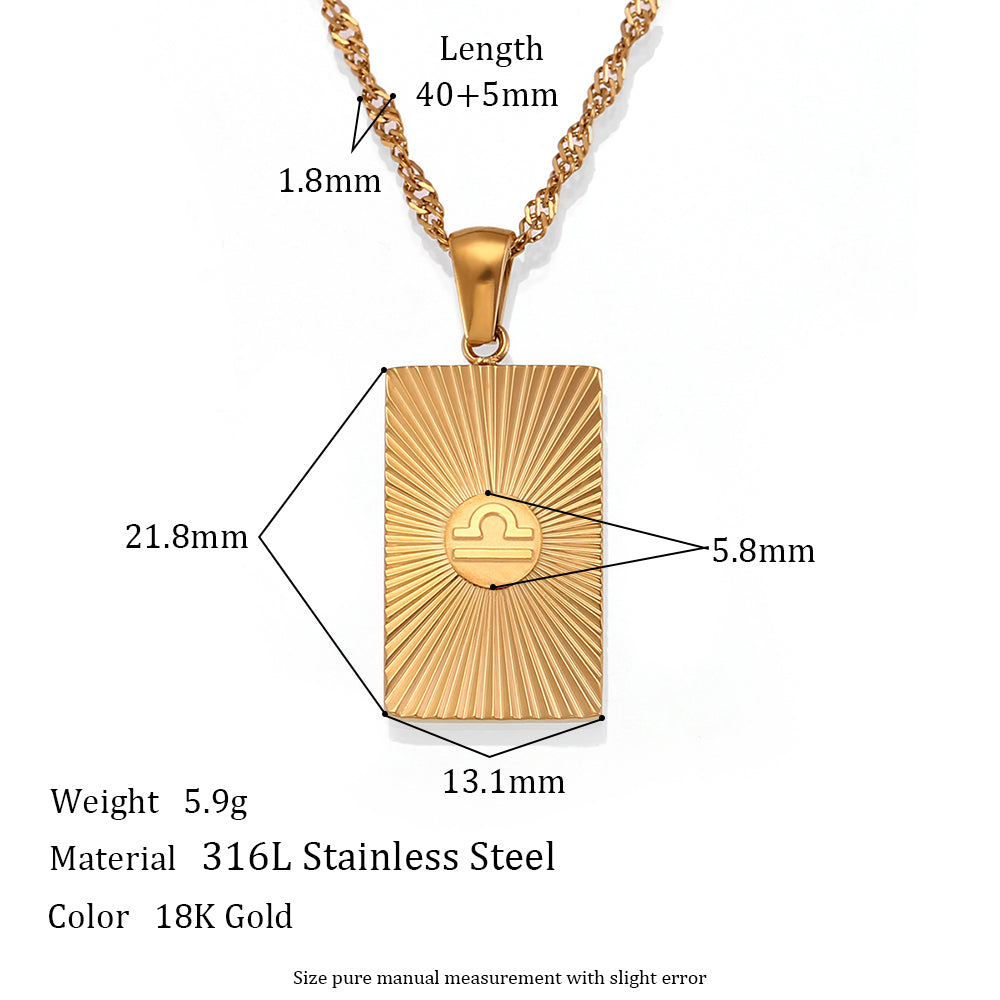 Radiant Rising Sun Constellation Necklace - 18K Glod plated (Full collection)