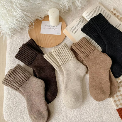 Cozy Knit Winter Socks - 5x Pack