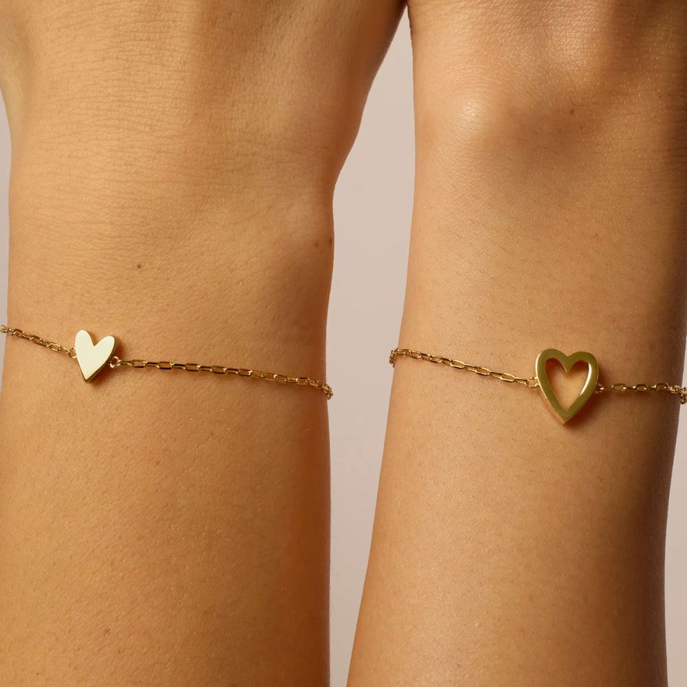 Heart to Heart - Matching Bracelet Set