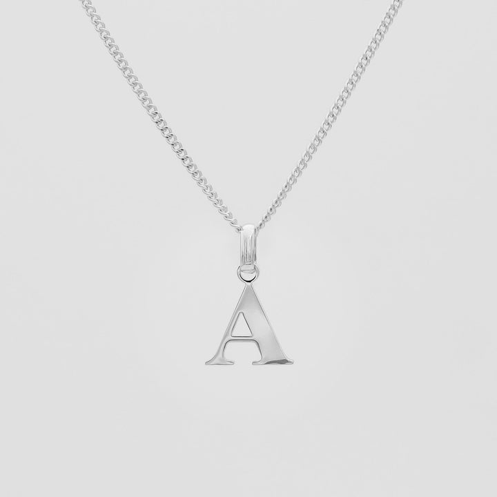 Elegant Initial Letter Necklace