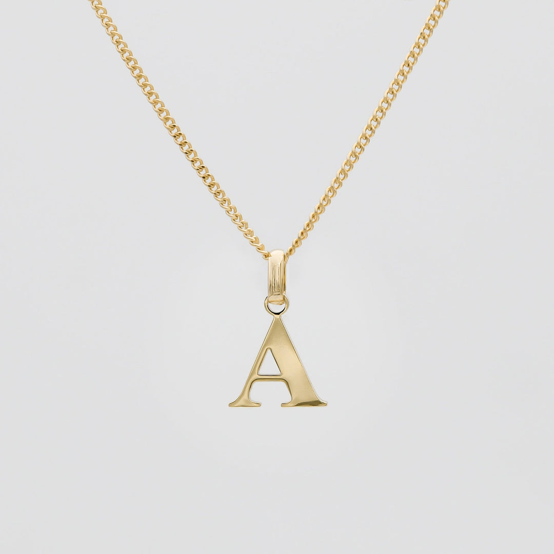 Elegant Initial Letter Necklace