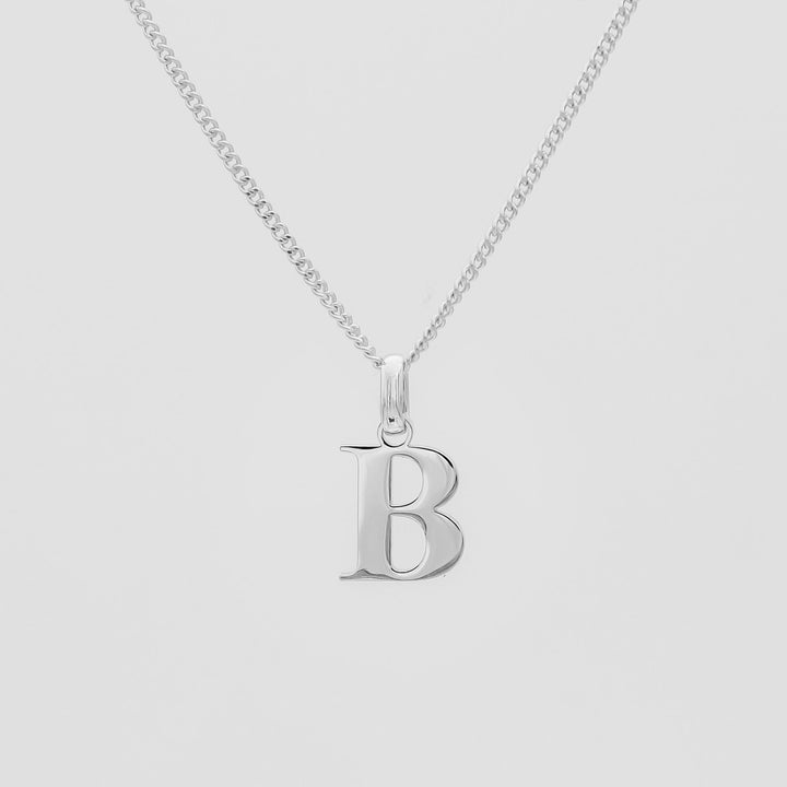 Elegant Initial Letter Necklace