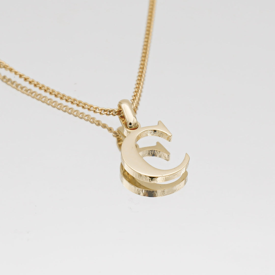 Elegant Initial Letter Necklace