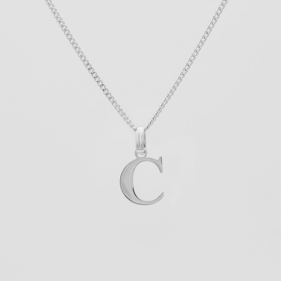 Elegant Initial Letter Necklace