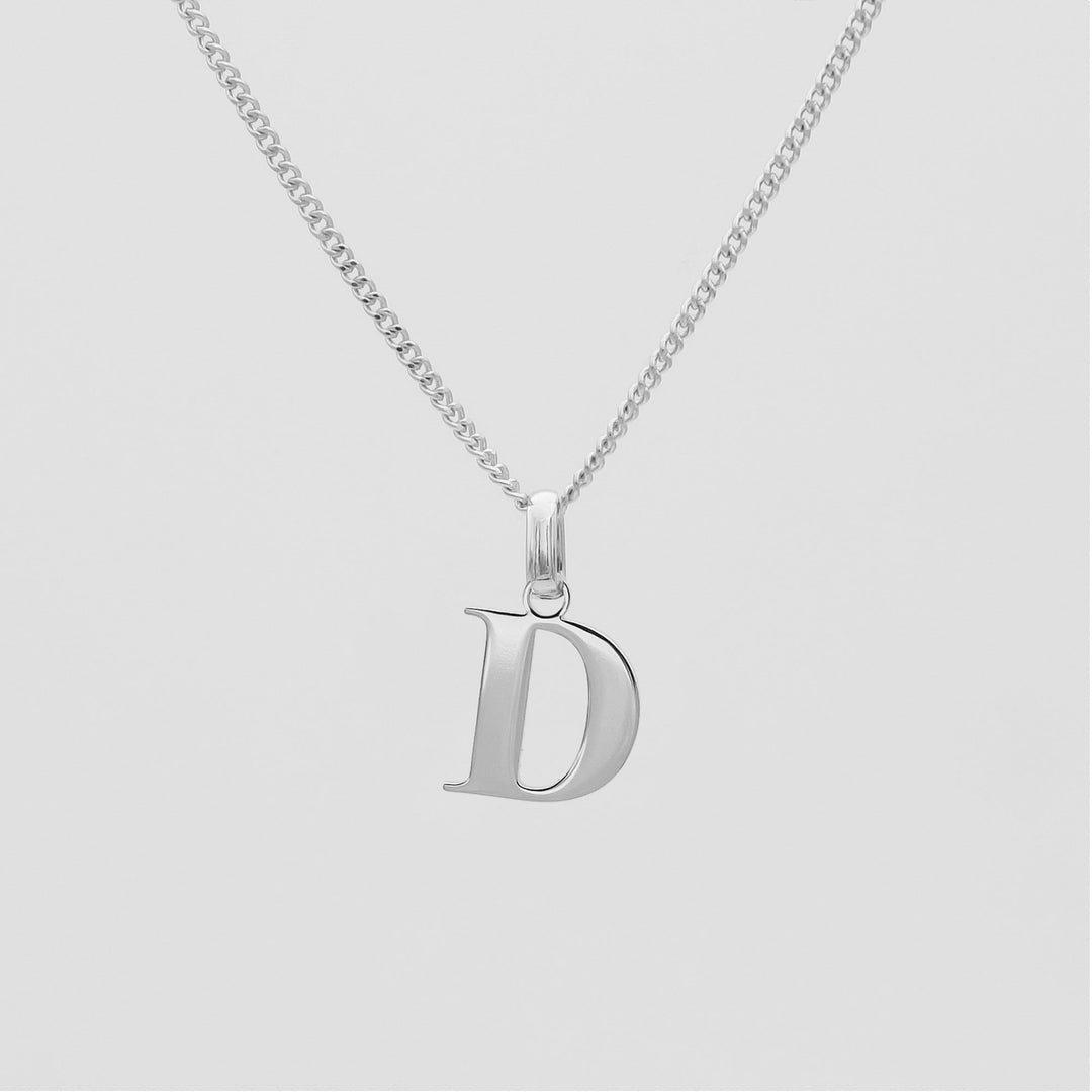 Elegant Initial Letter Necklace