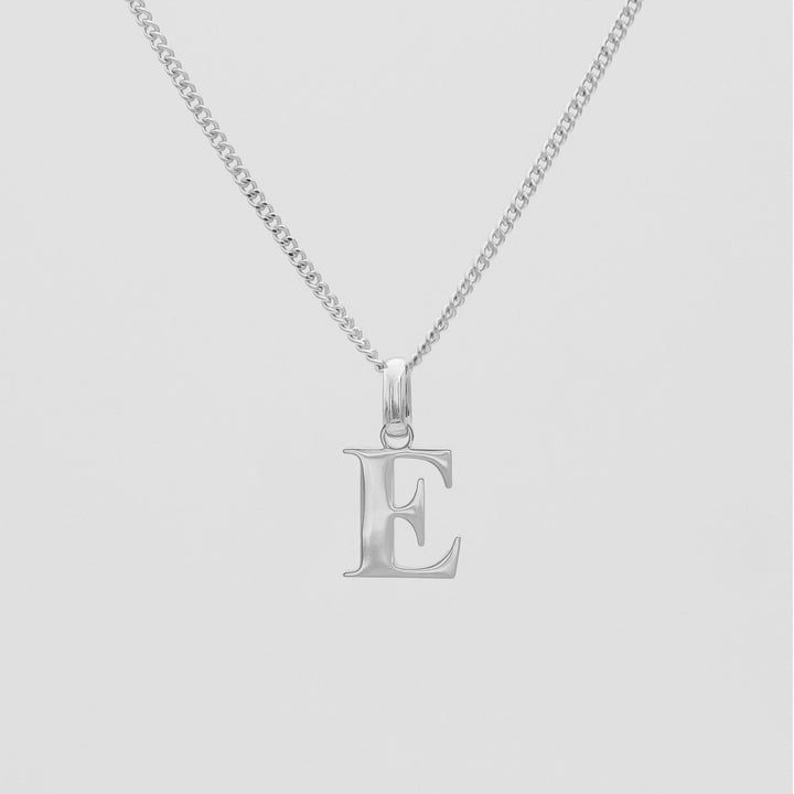 Elegant Initial Letter Necklace