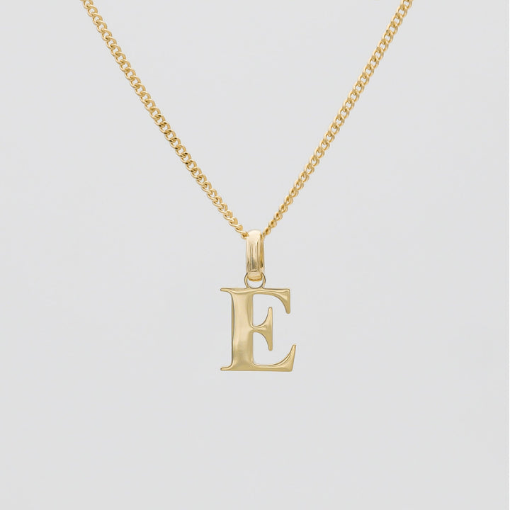 Elegant Initial Letter Necklace