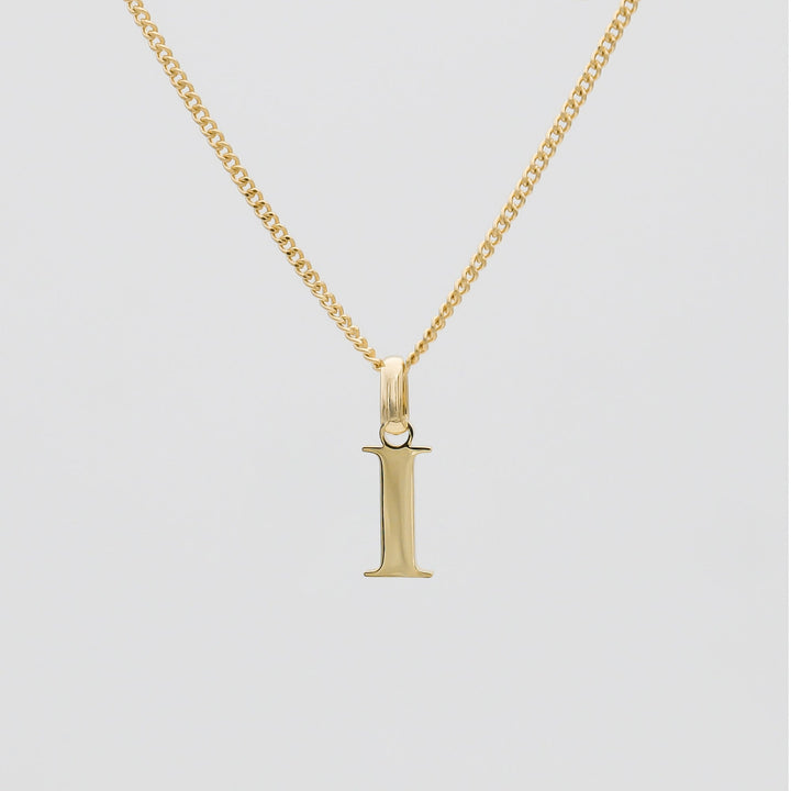 Elegant Initial Letter Necklace