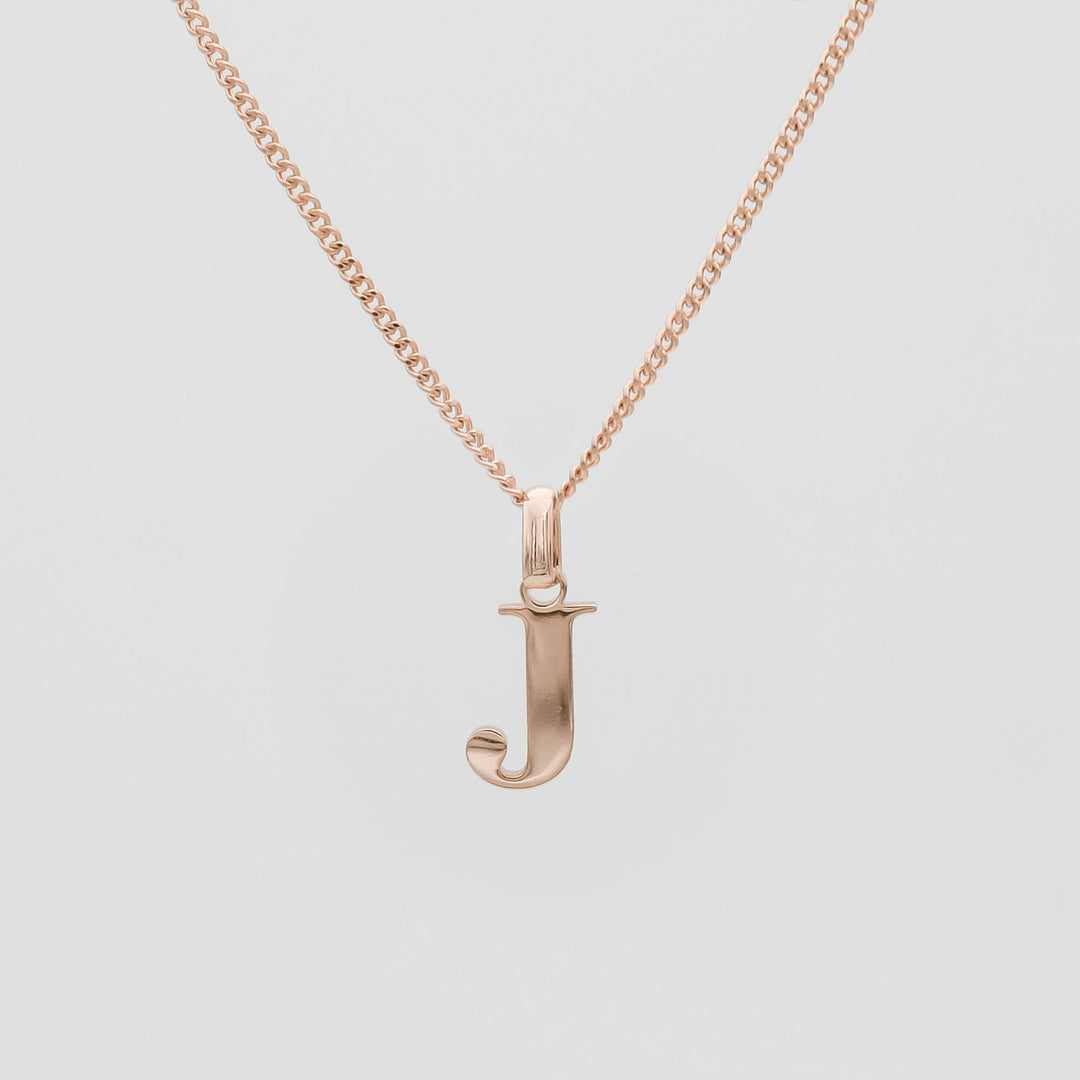 Elegant Initial Letter Necklace