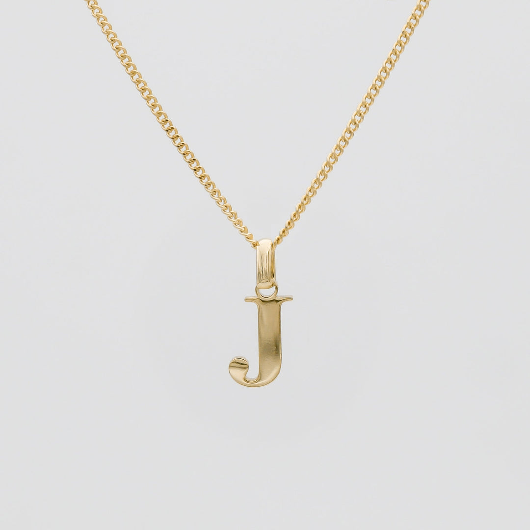 Elegant Initial Letter Necklace