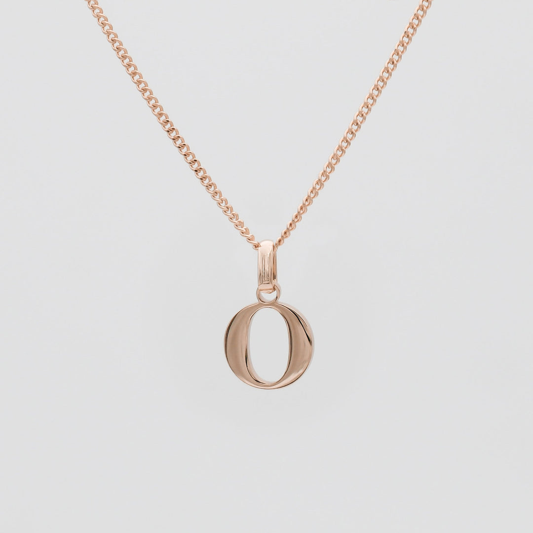 Elegant Initial Letter Necklace