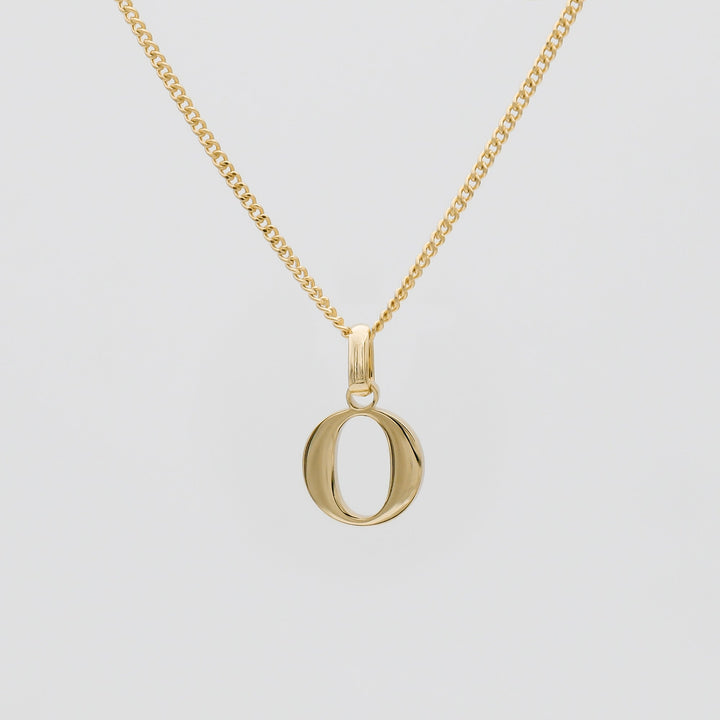 Elegant Initial Letter Necklace