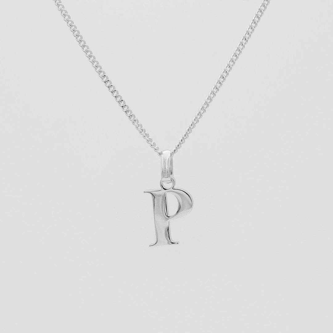 Elegant Initial Letter Necklace