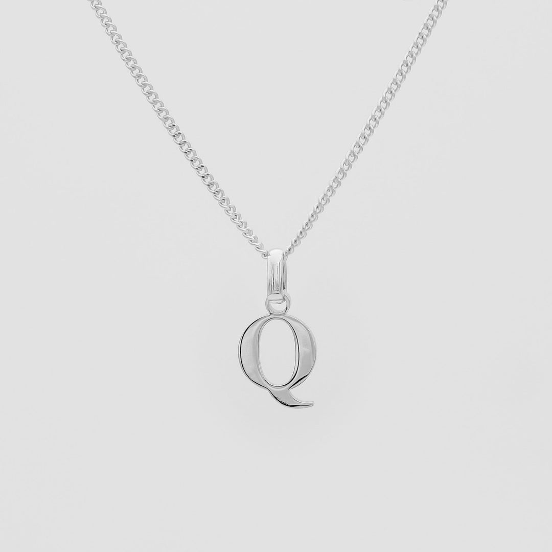 Elegant Initial Letter Necklace