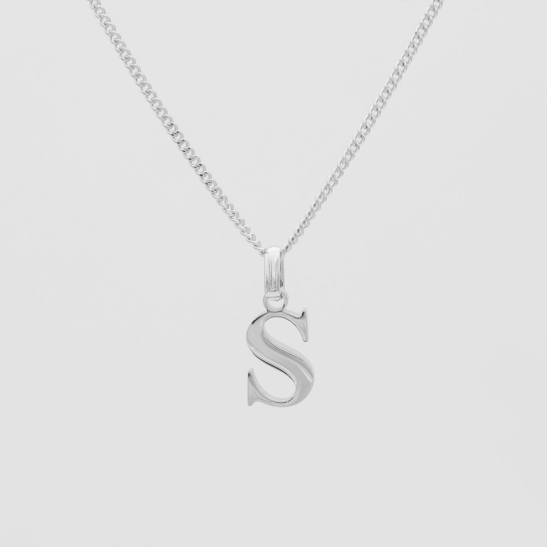 Elegant Initial Letter Necklace