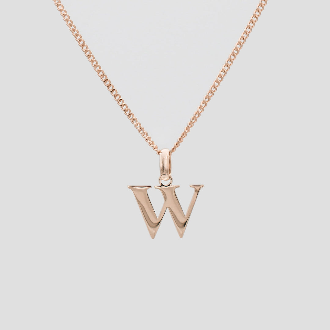 Elegant Initial Letter Necklace