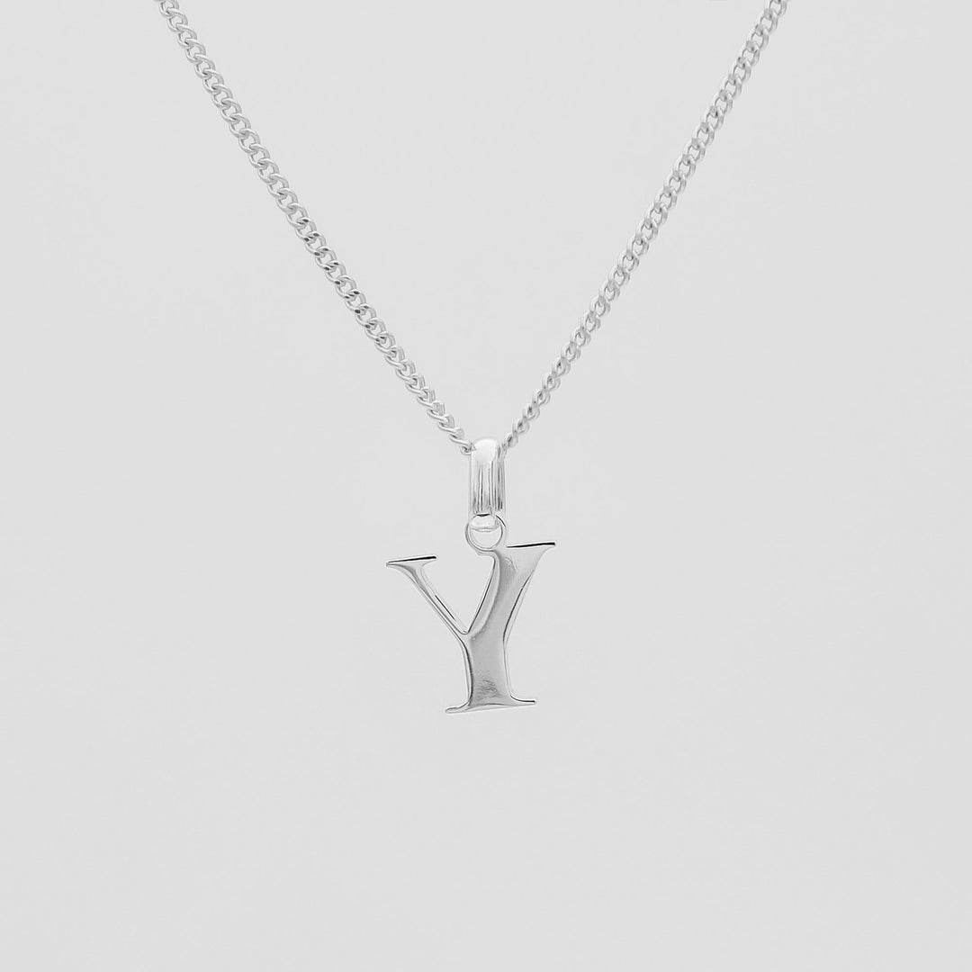 Elegant Initial Letter Necklace