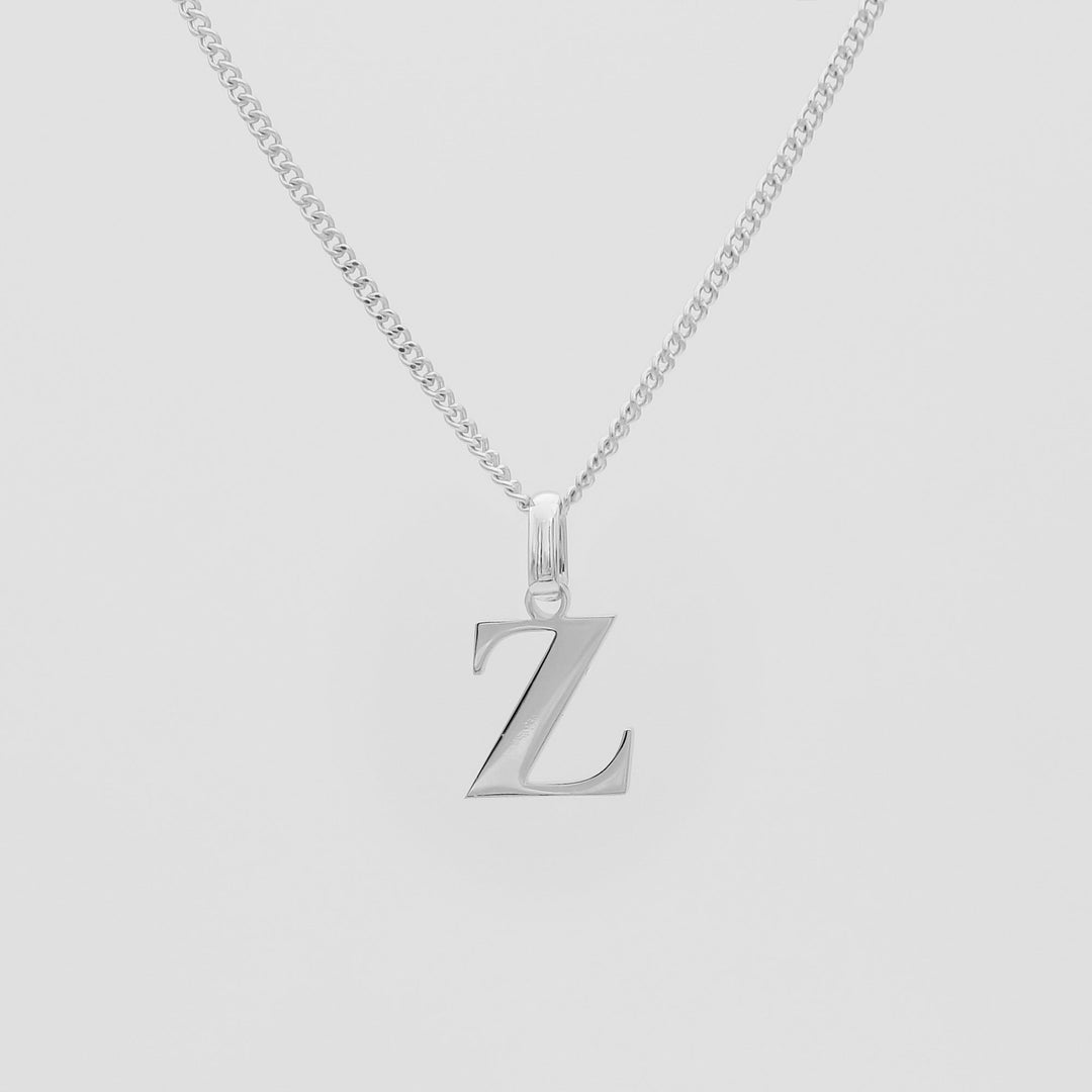 Elegant Initial Letter Necklace