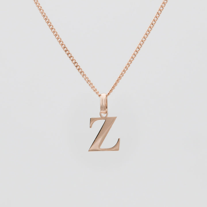 Elegant Initial Letter Necklace