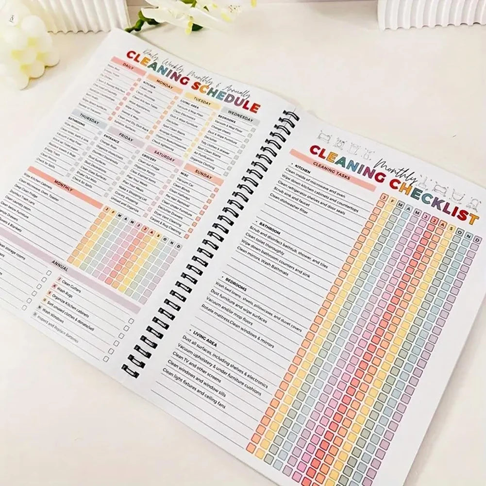 ADHD Cleaning Planner -  Daily Focus & Home Reset Notebook