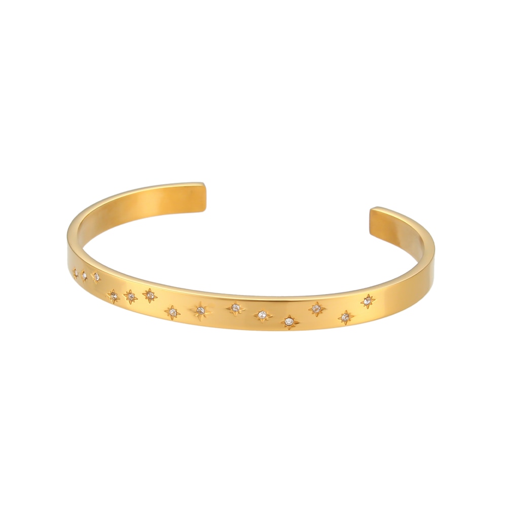 Shooting Stars Cuff Bangles - 18K Gold Plated (Full collection)