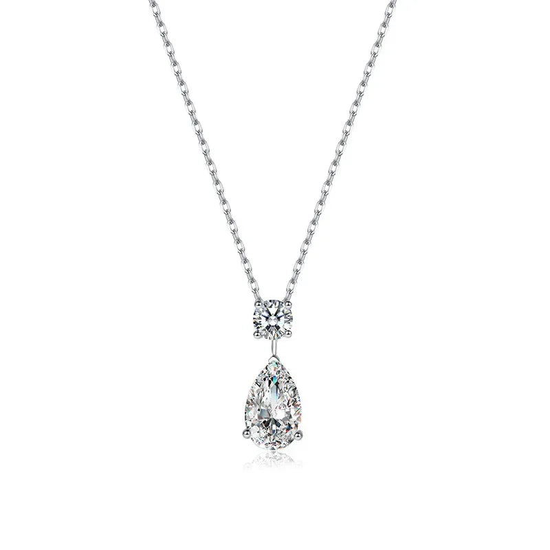 Diamond Droplet Necklace