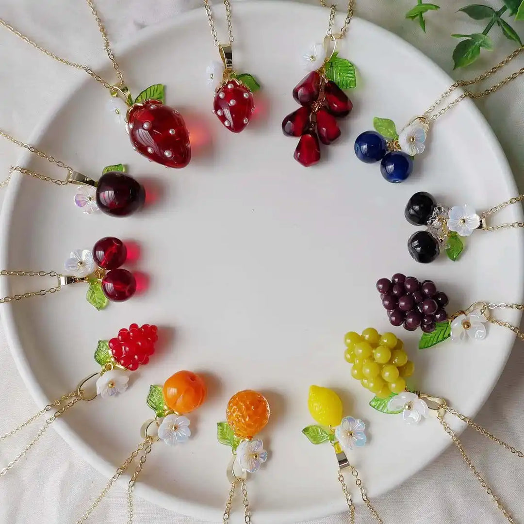 Sweet Summer Fruit Necklace