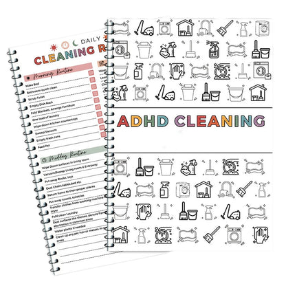 ADHD Cleaning Planner -  Daily Focus & Home Reset Notebook