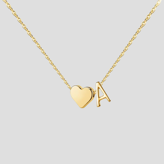 Initial Heart Necklace