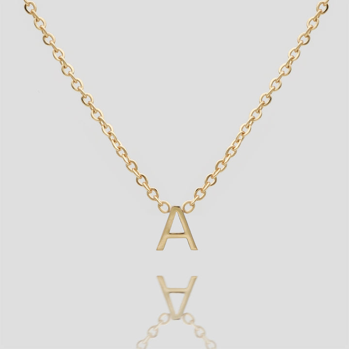 Classy Initial Letter Necklace