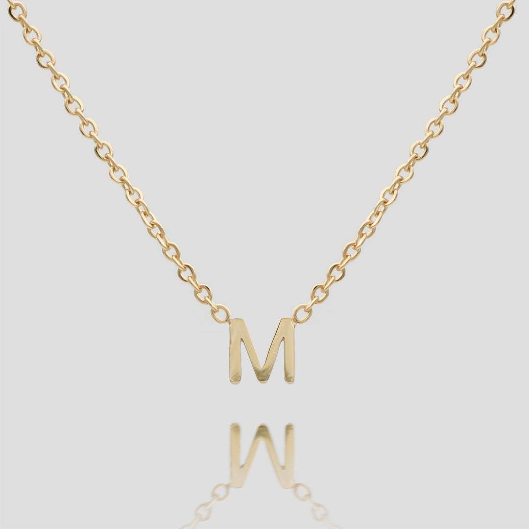 Classy Initial Letter Necklace