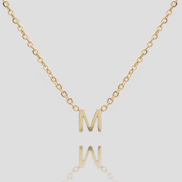 Classy Initial Letter Necklace