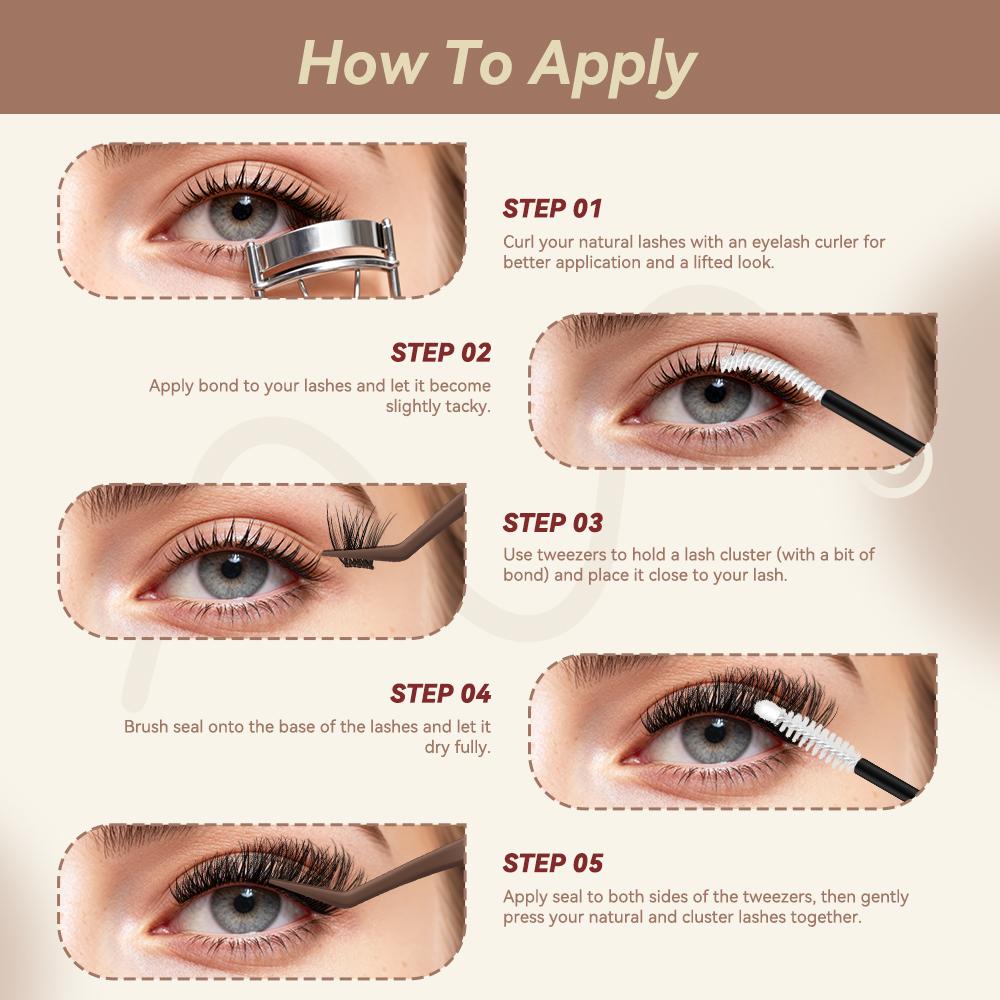 Wispy Spike Lash Cluster Kit
