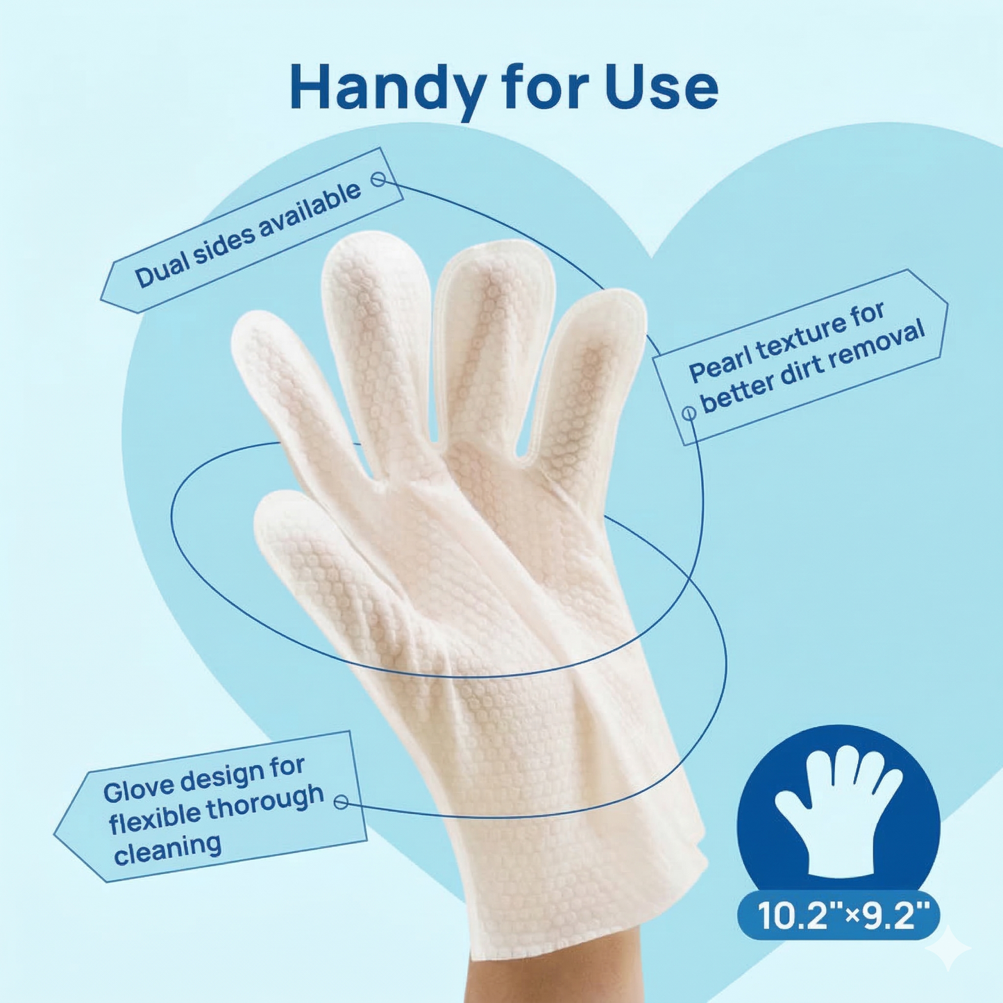 CuddleClean™ Cleaning & Deodorizing Pet Glove Wipes