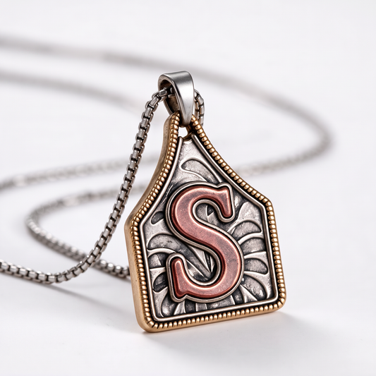 Personalized Western Initial Necklace
