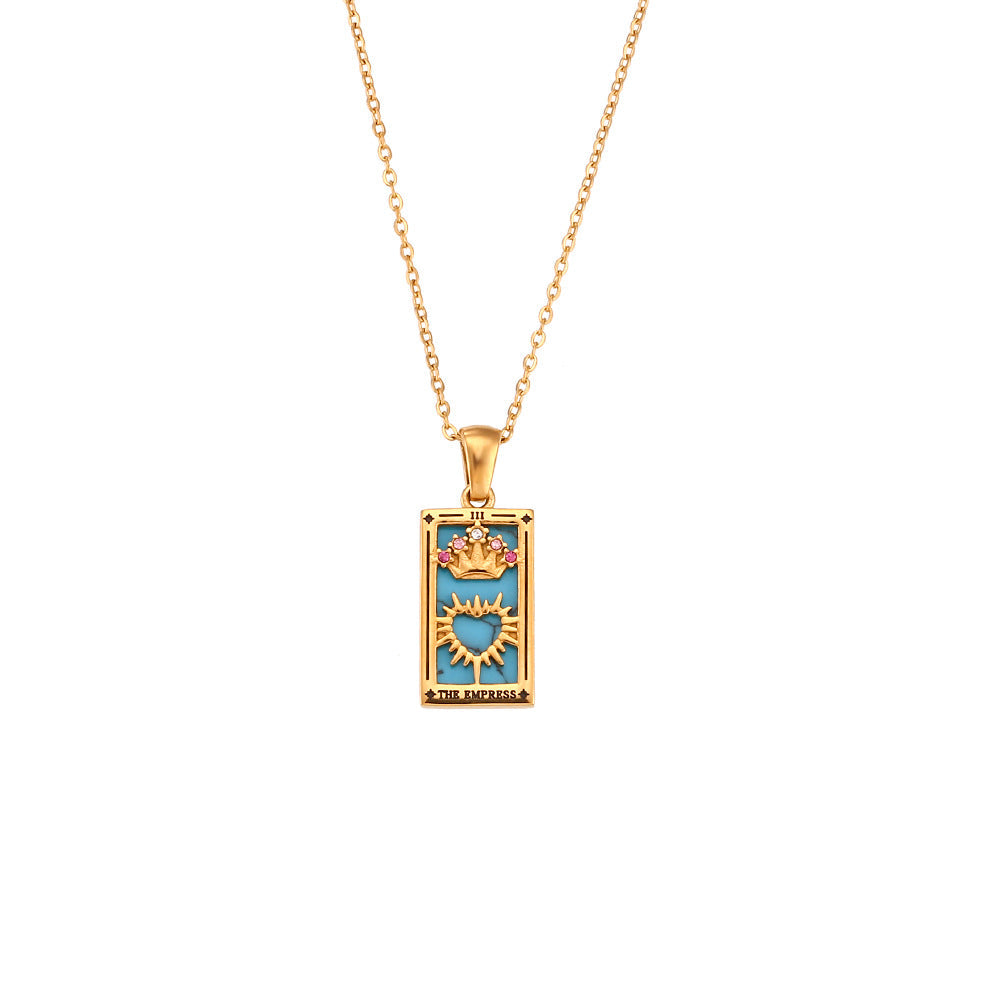 The Empress - Tarot Reading Card Necklace