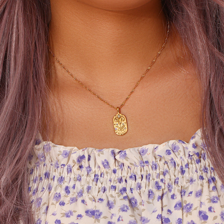 Aries - Baroque Constellation Necklace