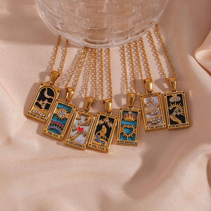 Tarot Reading Card Necklace - Full collection